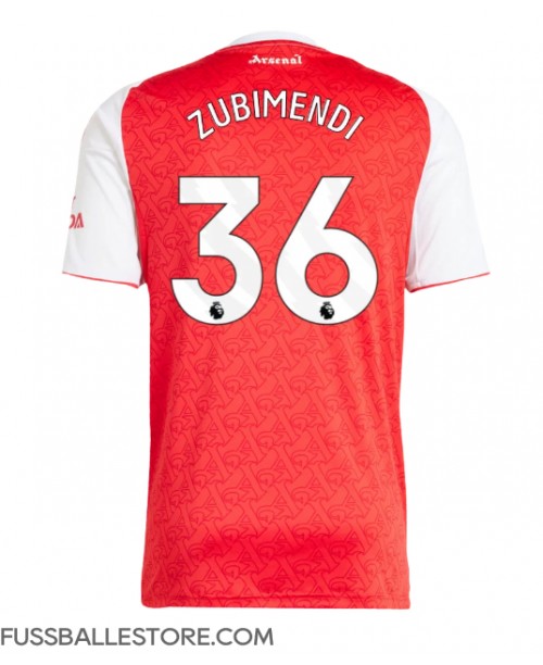 Günstige Arsenal Martin Zubimendi #36 Heimtrikot 2025-26 Kurzarm Günstige Arsenal Martin Zubimendi #36 Heimtrikot 2025-26 Kurzarm